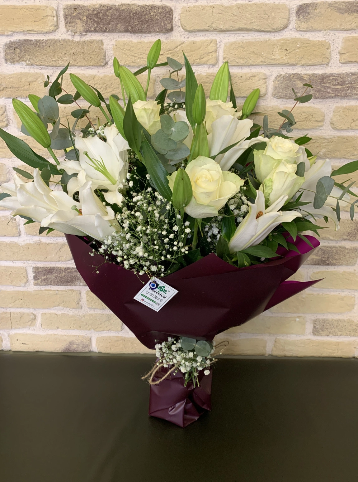 Beyaz Buket Tasarımı