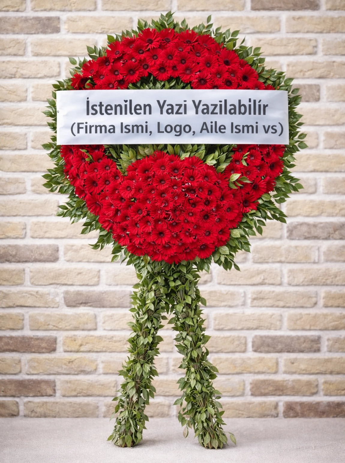 Kırmızı Cenaze Çelengi