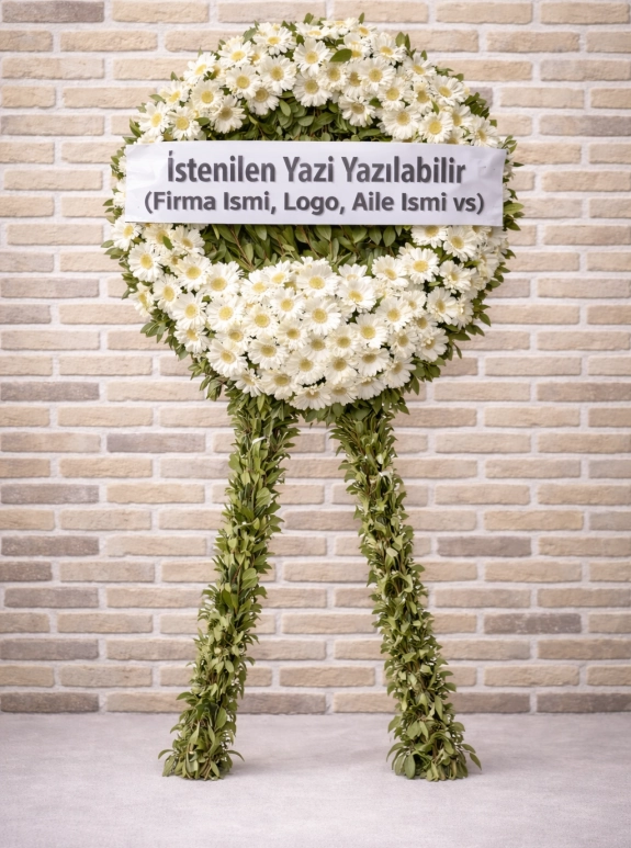 Beyaz Cenaze Çelengi