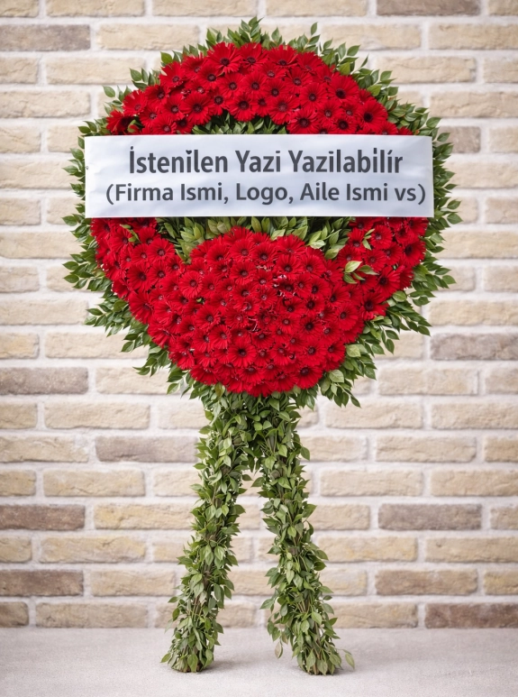Kırmızı Cenaze Çelengi